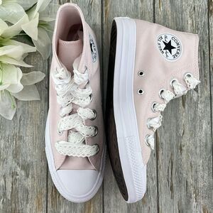 Chuck Taylor All Star Crochet Laces Sneakers Shoes Size 8.5